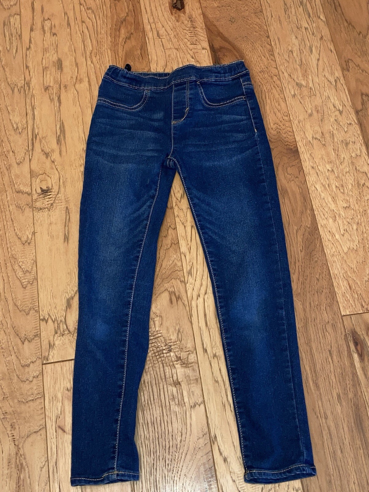 Levi’s Pull On Leggings Girls blue Jean Adjustable Waist   Size 8 regular