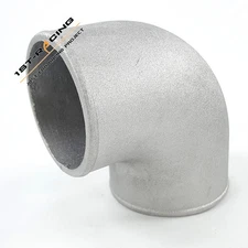 3"Inch 76mm 90Degree Cast Aluminum Elbow Turbo Pipe Intercooler Tight Bend Tube
