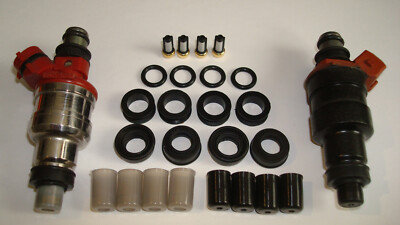 FUEL INJECTOR REPAIR KIT O-RINGS FILTERS GROMMETS SEALS CAP 96-99 ACURA - Foto 13
