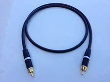 3FT Canare Quad L_4E6S w Neutrik Rean Phono RCA Interconnect Cable White Code