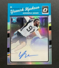 2016 Panini Donruss Optic Yannick Ngakoue #150 Jaguars RC Silver Prizm /99 AUTO