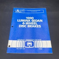 1990 Lumina Sedan 4-wheel Disc Brakes Chevrolet Productivity Network Pro Tech