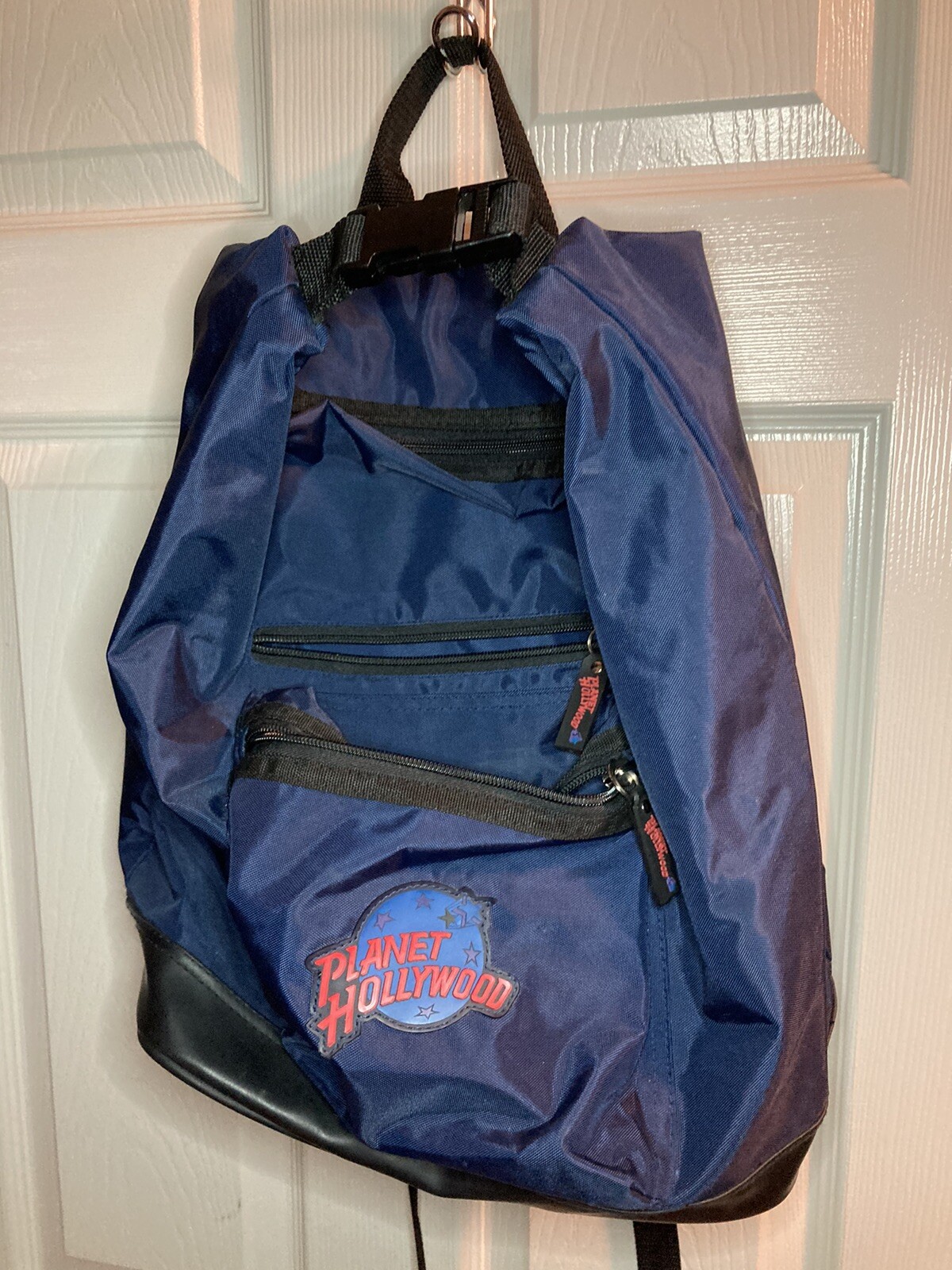 Rare Vintage Offical Hollywood Bag Backpack Bl… Gem