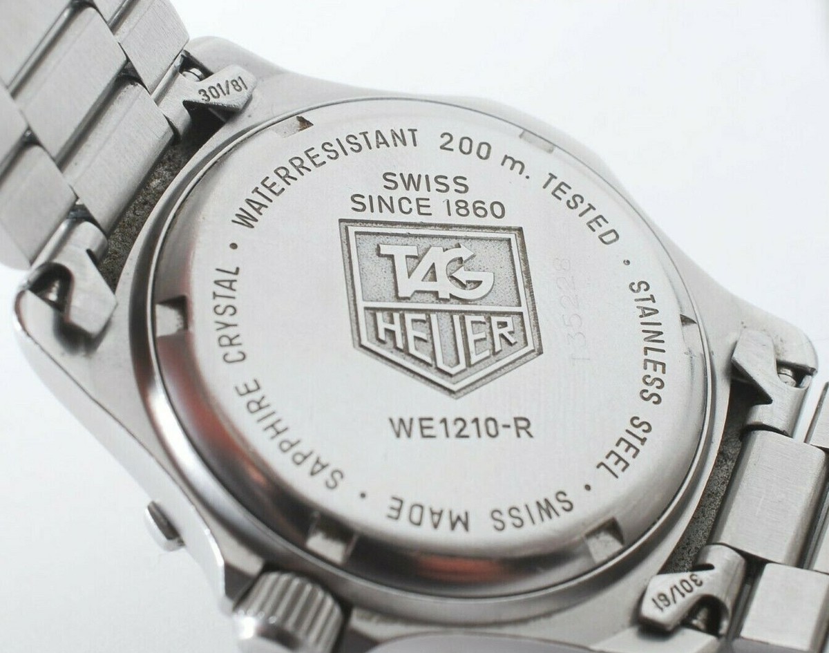 TAG HEUER Professional WE1210-R, Boy's size Diver Watch, Case 33mm