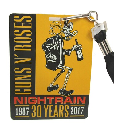 RARE GUNS N' ROSES Nightrain Tour 1987- 2017 30 Years Memberships