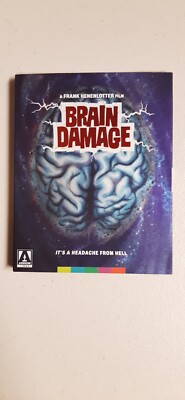 Brain Damage Blu-ray DVD Limited Edition with Collectors Booklet and Slipcover