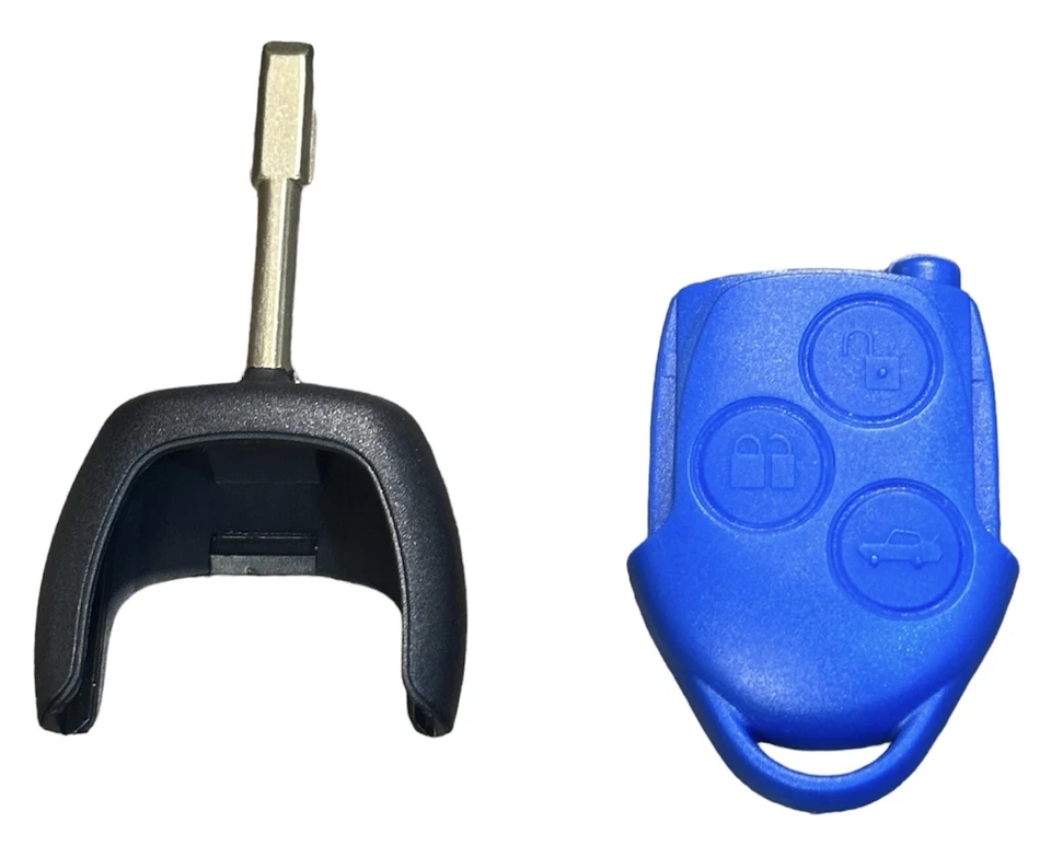 NEW 3 BUTTON BLUE REMOTE KEY FOB, FITS Ford Transit MK7, 2006>2014 - Image 3 of 4
