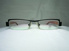 X Optix eyeglasses Titanium alloy half rim square oval men's women's NOS vintage