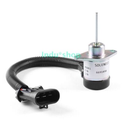 Kubota 6691498 Fuel Shutoff Solenoid 12V Can Replace 1503ES-12A5UC4S 1G925-60011