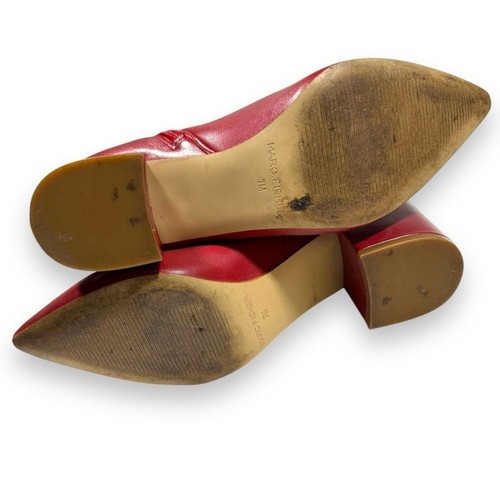 Marc Fisher Stiefeletten rot Leder - Bild 11 von 16