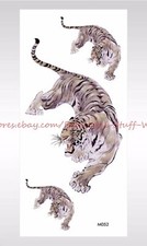 Halloween tiger temporary tattoo fake tattoo stickers