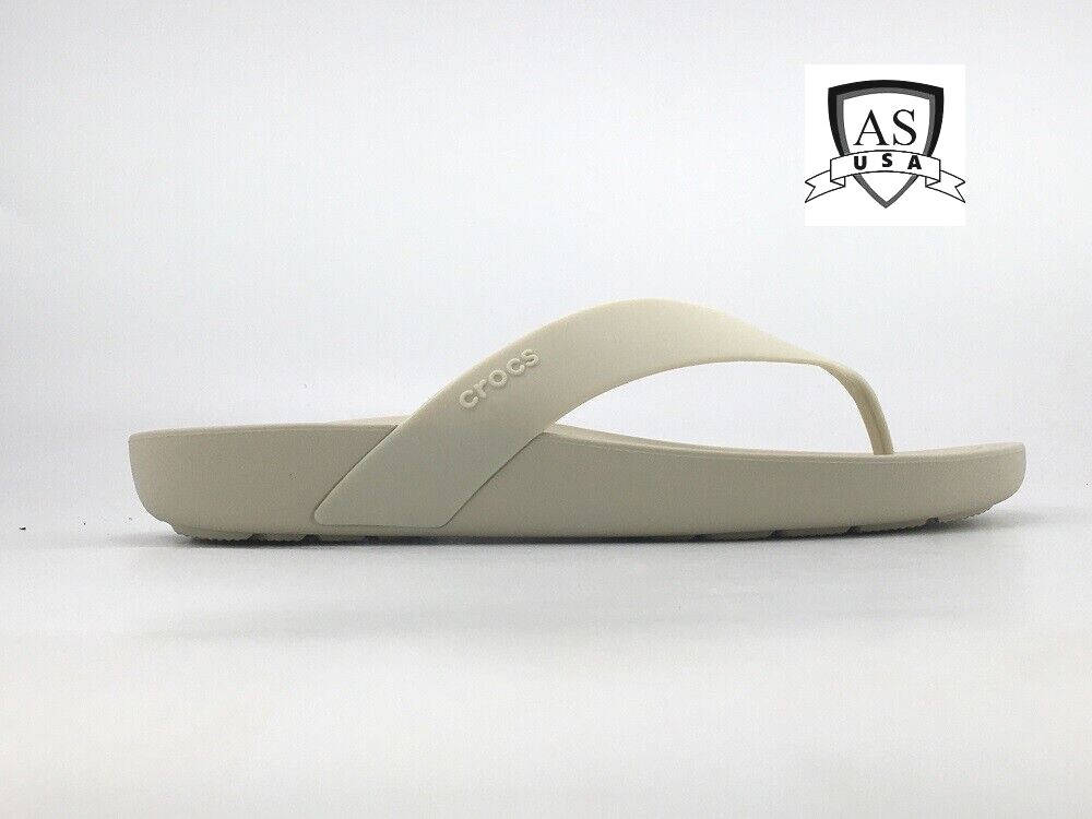 ★CROCS★ Women's Splash Flip BONE 23SWFP208218 23SWFP208218 Crocs Splash Flip Flop Thing slip on Sandals Women's 4, 6, 9