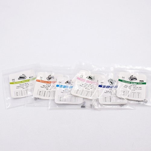 1 Confezione Dentale 1°/2° Tubo Buccale MBT/Roth/Edgewise 022/018 Bondable Non-con - Foto 3 di 102