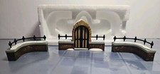 Dept 56 Heritage Village Churchyard Gate and Fence Set of 3 #58068 5806-8