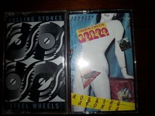 The Rolling Stones Lot Of 2 Cassettes Undercover Steel Wheels 1983 1986 Tapes