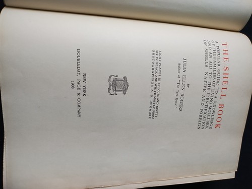 The Shell Book By Julia Ellen Rogers 1908 - Picture 9 of 16