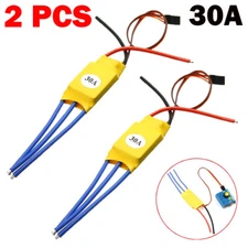 2PCS 30A Brushless ESC Motor Speed Controller Drone Helicpoter Plane Quadcopter