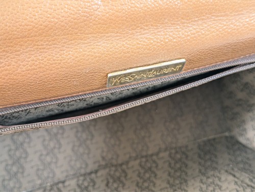 Yves Saint Laurent Handbag bag Brown Leather YSL - Picture 21 of 24