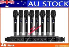 8 Channel UHF wireless microphone System 8 Mics For Karaoke/Party/wedding/church