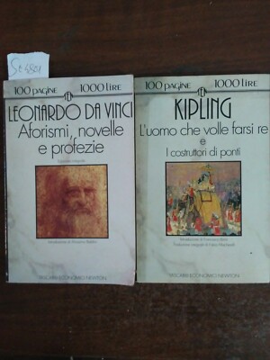 100 Taschenseiten zwei Bücher - Leonardo Da Vinci und Kipling