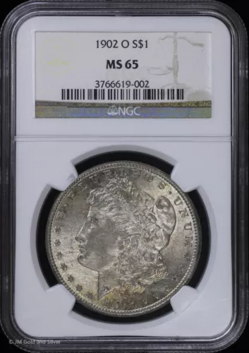 1902-O $1 Morgan Silver Dollar NGC MS 65 | Uncirculated UNC BU