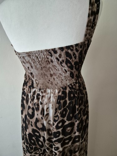 leopard print maxi dress 12 - Picture 3 of 4