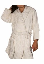 Peignoir en coton Bio enfant, coloris naturel, Taille 12 ans