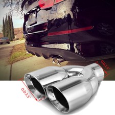 Exhaust Pipe 2.5 Inlet 3.5 Dual Outlet Double Wall Weld On Tip For Kia Optima Exhaust Pipe 2.5 Inlet 3.5 Dual Outlet Double Wall Weld On Tip For Kia Optima