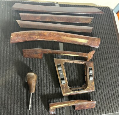 01-05 BMW E46 4 DOOR SEDAN 3 SERIES WOOD GRAIN TRIM INTERIOR 8