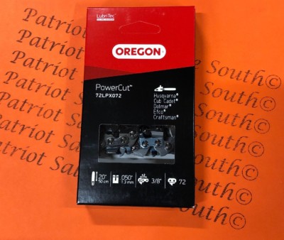 (1) Oregon 72LPX072G Chain 20'' 3/8 .050