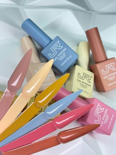 JR Gel Nail Polish 6pcs Set 15ml UV/LED Colors for Manicures, Pedicures GamaC - Picture 4 of 6