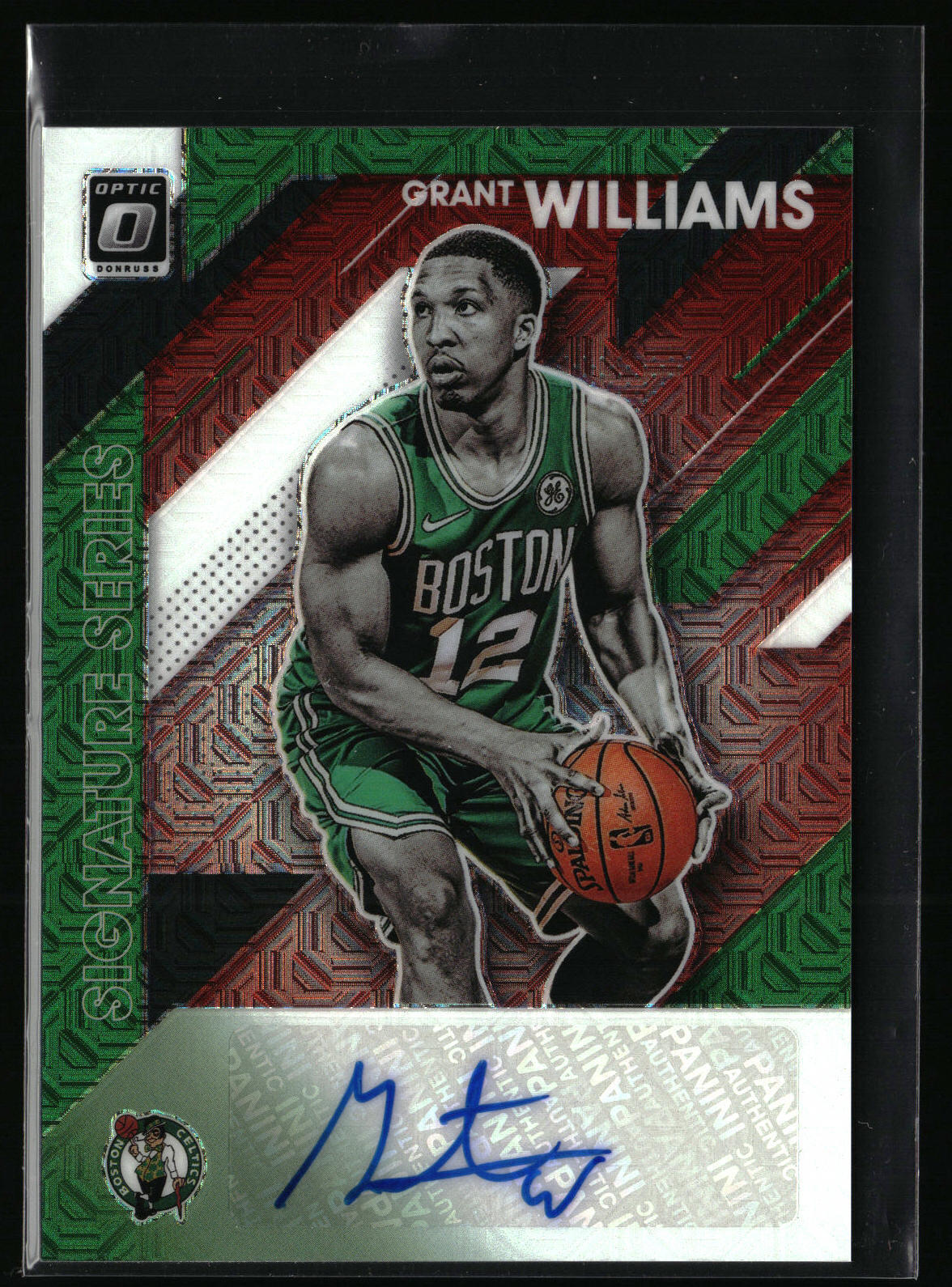 Grant Williams 2019-20 Optic SS-GWL Signature Series Green Boston Celtics