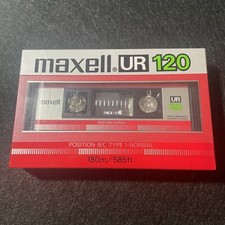 Maxell UR 120 Japan 1985 TYPE I Cassette Tape SEALED JP Market