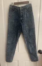 Vintage Guess Georges Marciano Blue Jeans Denim USA Women  s 27 Ankle Zip Pants