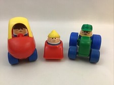 Little Tikes Toddle Tots Tractor Car Cozy Coupe Figures  Lot Of 6 Pieces
