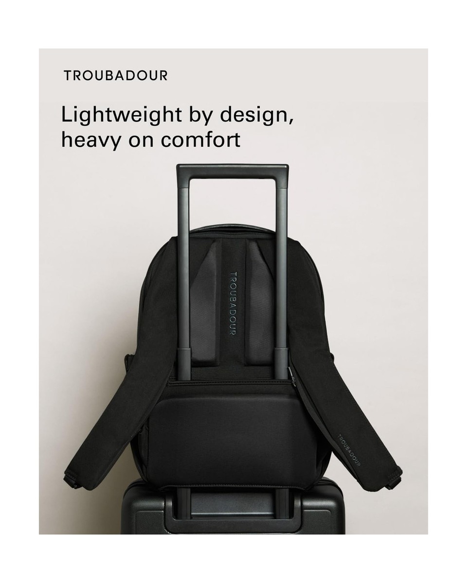 Troubadour Apex Compact Backpack 3.0 - Premium Waterproof Laptop