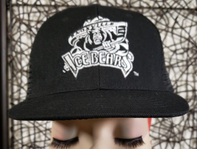 Knoxville Ice Bears SPHL Minor League Hockey Cap Hat NEW STRAPBACK OSFM BLACK