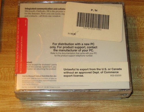 Vintage Microsoft 98 Software Works and Home Essentials-8 CDs - Picture 5 of 10