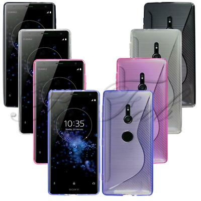Custodia Gel + Vetro Schermo Per Sony Xperia XZ3 H8416/H9436 – Trasparente/Nero