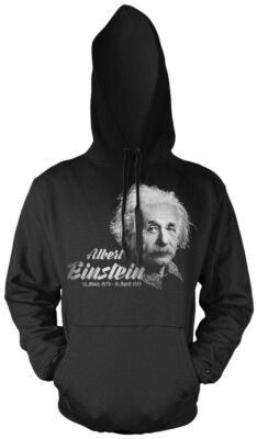 Albert Einstein Kapuzenpullover | Nerd Genie Retro Physik Rock Rockabilly Uni 