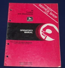 John Deere Operator's Manual 50 Toolbar and Attachments OM-A41456, Issue F0