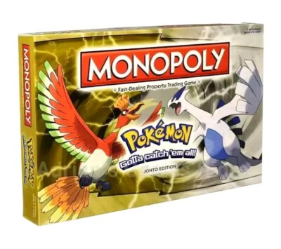 POKEMON JOHTO EDITION MONOPOLY WINNING MOVES GESELLSCHAFTSSPIEL 2-10 SPIELER 