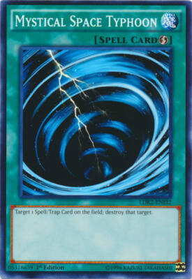 Carta Yu-Gi-Oh! Mystical Space Typhoon (LDK2-ENJ32) - Legendary Decks II - Edición 1ª - Común