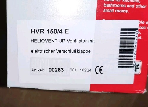 Helios Lüfter HELIOVENT HVR 150/4 E, Neu in OVP - Bild 5 von 5