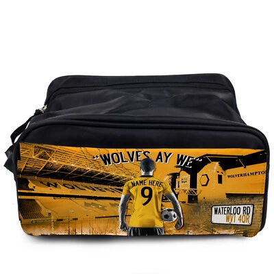 FANATICS Personalised Wolverhampton Boot Bag Football Sports School PE Gym Gift AFM134