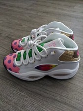 Youth Size 7 - Reebok Question Mid Candy Land Sneakers Allen Iverson GZ0081