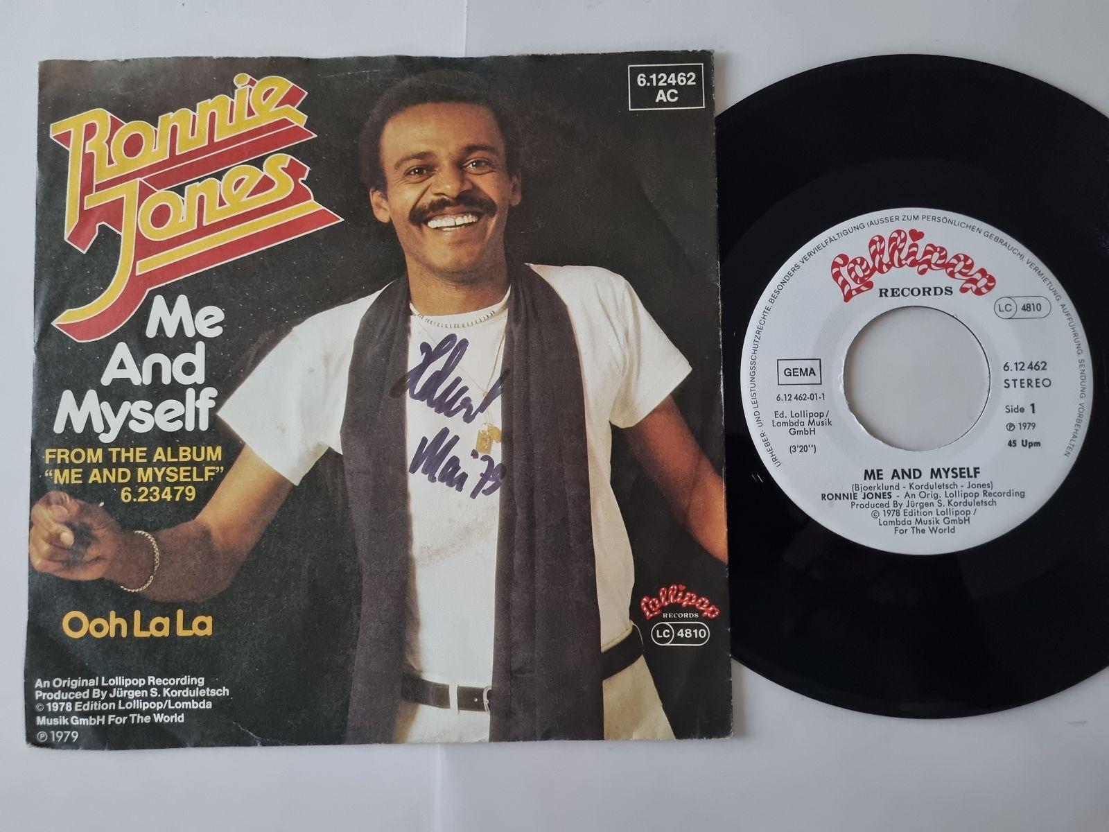 7"" Single Ronnie Jones - Me and myself Vinyl Germany