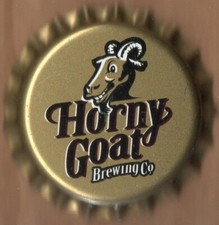 USA Plastic Lined Beer Crown Bottle Cap: Horn...