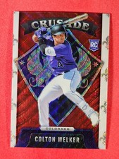 2022 Panini Chronicles Colton Welker RC /199 Crusade Ruby Wave Rookie #14