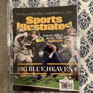 Blake Corum Autographed Michigan National Championship Sports Illustrated